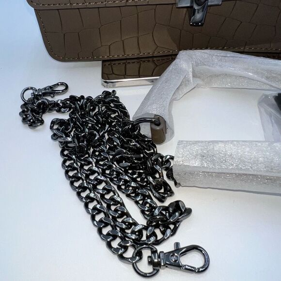 BOTKIER NEW YORK Small Lennox Croc-Embossed Leather Crossbody - Picture 3 of 16